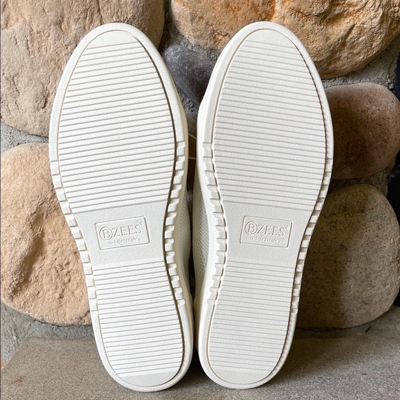 Life Stride, B ZEES Women's White Slide On Air Step Sneakers Sz 10, NEW - Picture 14 of 15